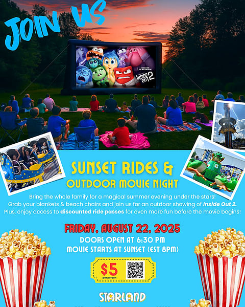 Sunset Rides & Outdoor Movie Night β Inside Out 2