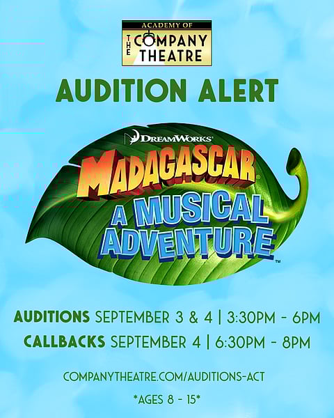 Auditions for Madagascar A Musical Adventure