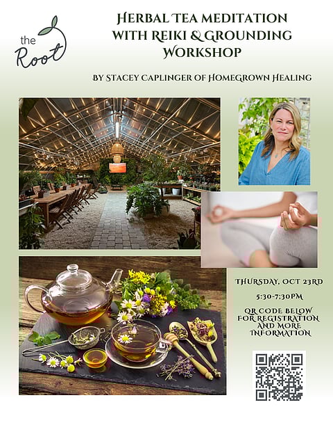 Herbal Tea Meditation, Reiki & Grounding Workshop