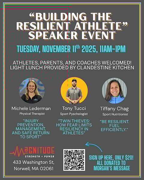"Building the Resilient Athlete" Speaker Event