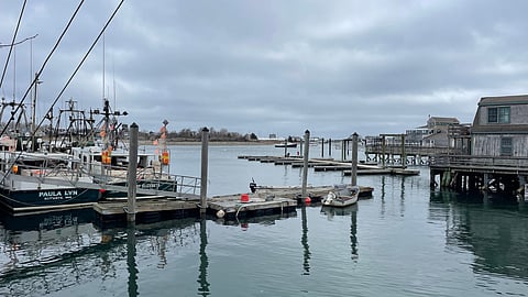 Shot of Scituate Harbor from front street