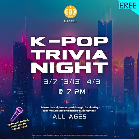 🎤✨Free K-POP TRIVIA NIGHT Game 2