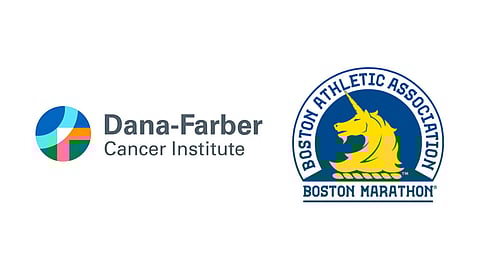 The logos of Dana-Farber Cancer Institute and Boston Athletic Association.