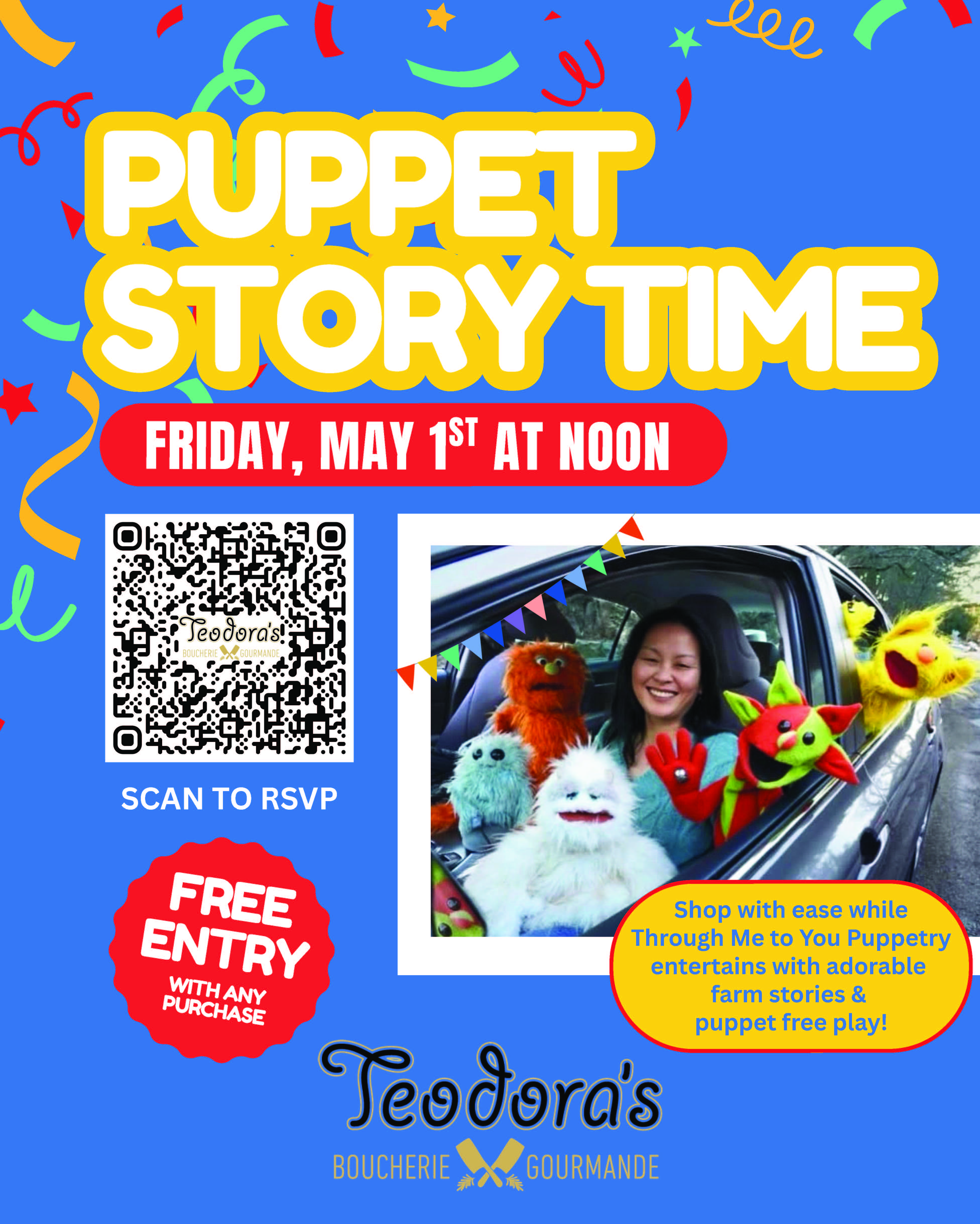 WEST COAST PUPPET THEATER VISITS TEODORA'S