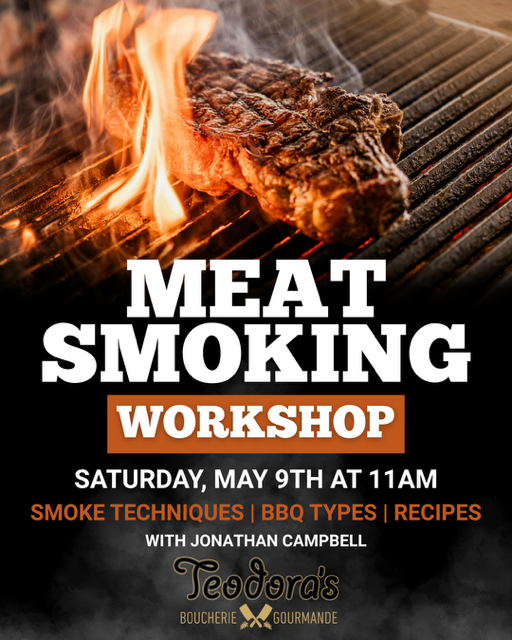 Teodora's BBQ Meat Smoking Class