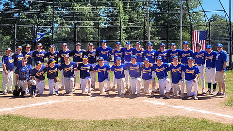Players, family members and community supporters gather at the Norwell Clipper Community Complex for the Jack Birtwell memorial baseball game.