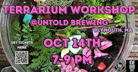 terrarium workshop promo poster