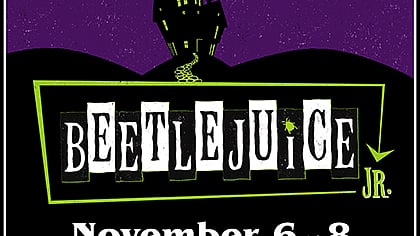 Promotional poster for Beetlejuice Jr. musical at The Company Theater