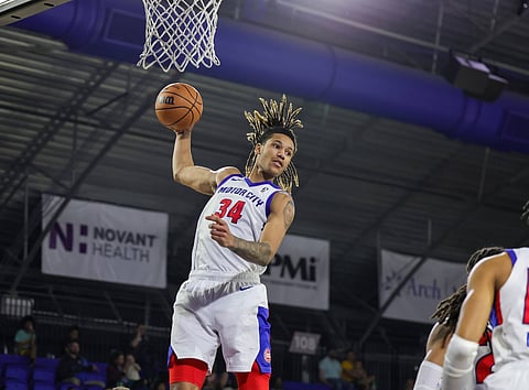Bobi Klintman in action for Motor City Cruise, Detroit Pistons' affiliated team