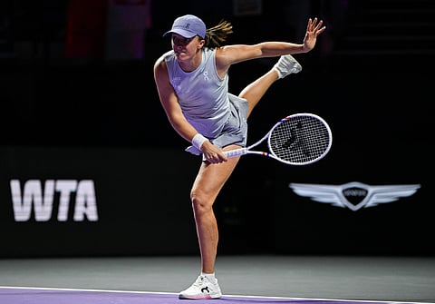 Iga Swiatek failed to hit the right mark in the last two sets