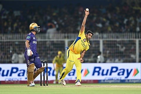 Ravichandran Ashwin in action