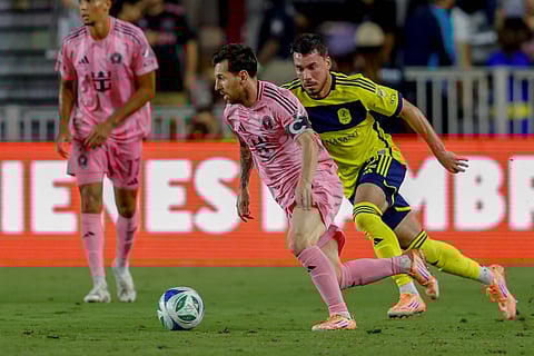 Lionel Messi in action for Inter Miami