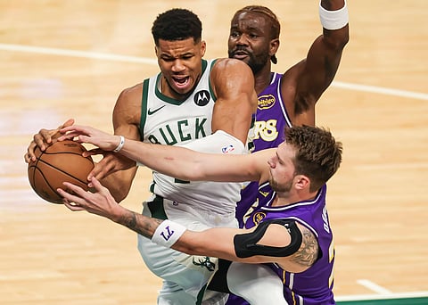 Giannis Antetokounmpo hurt his groin in a recent fixture