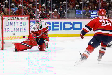 Logan Thompson in action