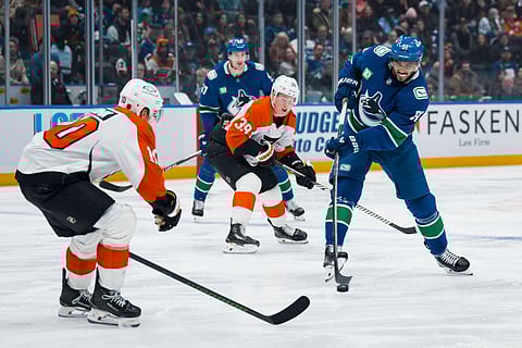 Vancouver Canucks forward Evander Kane