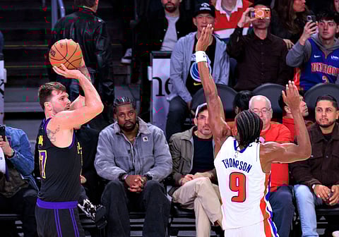 Luka Doncic in action