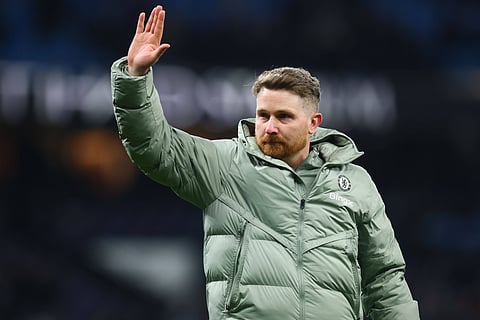 Calum McFarlane as Chelsea’s interim manager vs Manchester City