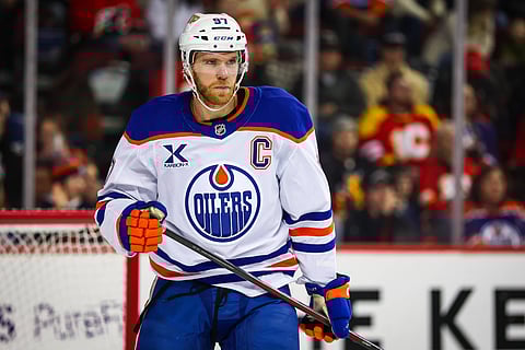 Connor McDavid in action for Edmonton Oilers
