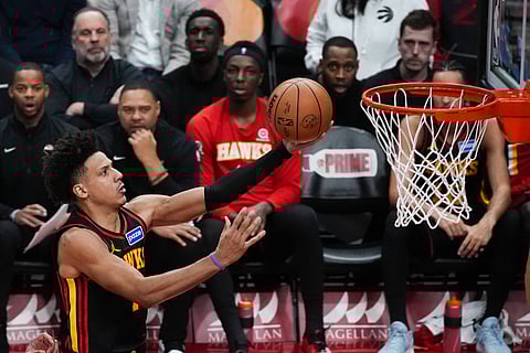 Nickeil Alexander-Walker of Atlanta Hawks in action