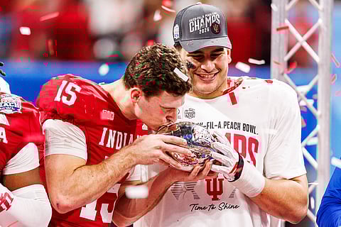 Indiana quarterback Fernando Mendoza