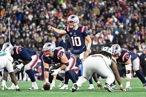 New England Patriots in action
