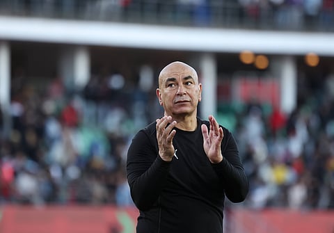 Egypt coach Hossam Hassan during the Africa Cup of Nations