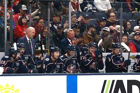 Rick Bowness as the new Columbus Blue Jackets head coach