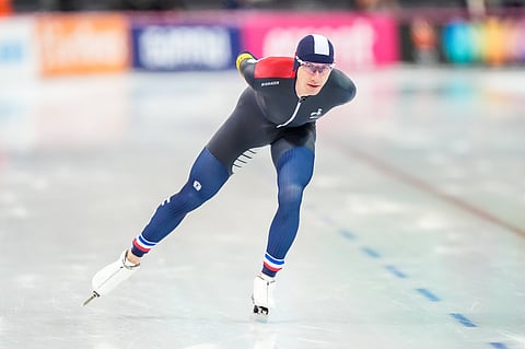 Timothy Loubineaud of France during the ISU World Cup