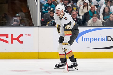 Vegas Golden Knights defenseman Tomas Hertl in action