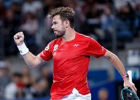 Stan Wawrinka during the 2026 United Cup
