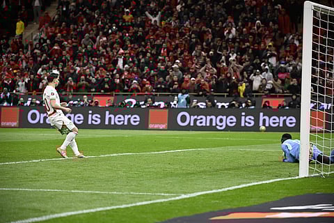 Edouard Mendy denies Brahim Diaz from the spot