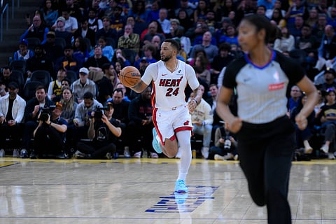 Norman Powell of Miami Heat in action