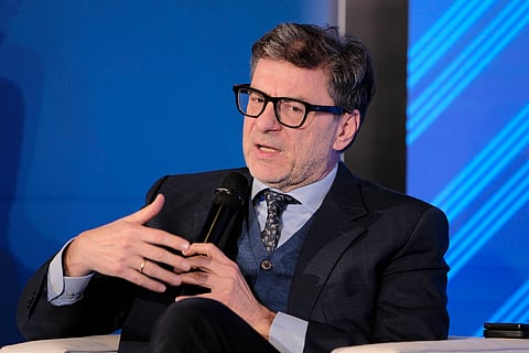 Minister of Economy Giancarlo Giorgetti