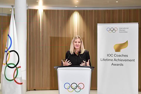IOC President Kirsty Coventry