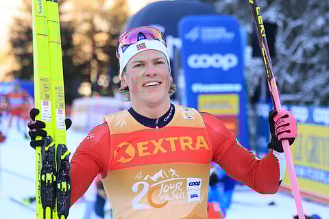 File photo of Johannes Klaebo