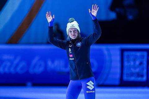 Arianna Fontana during the ISU Short Track European Championship