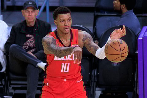Jabari Smith of Houston Rockets in action