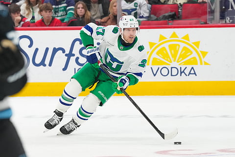 Carolina Hurricanes left wing Nikolaj Ehlers