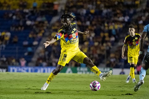 Allan Saint-Maximin in action with Club America