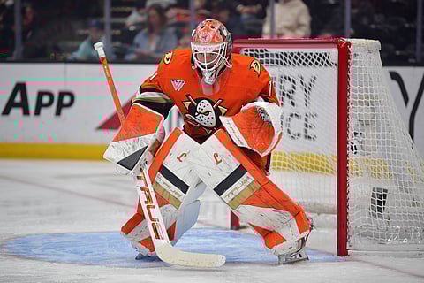 Anaheim Ducks and Czech Republic goaltender Lukas Dostal
