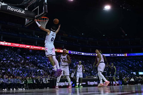 Orlando Magic players in action