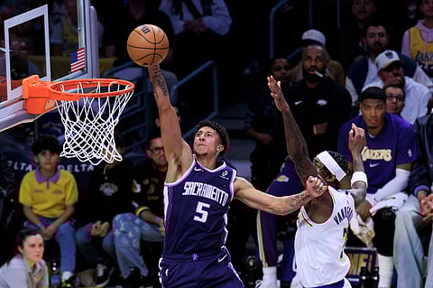 Nique Clifford of Sacramento Kings in action