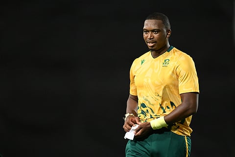 South Africa pacer Lungi Ngidi in action