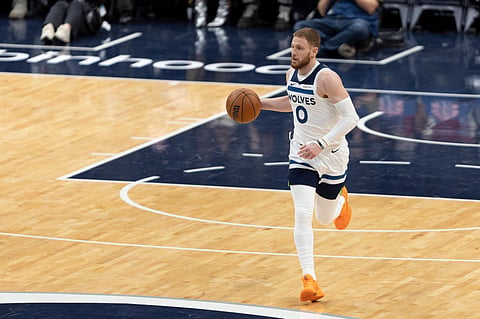 Donte DiVincenzo of Minnesota Timberwolves