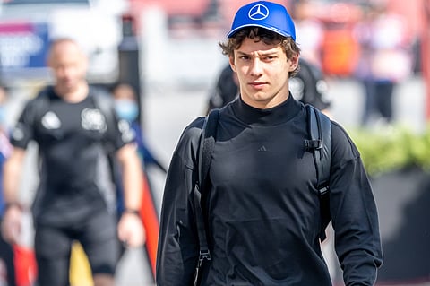 Kimi Antonelli at the Bahrain International Circuit