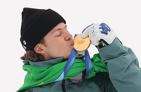 Lucas Pinheiro Braathen wins Gold at the Winter Olympics