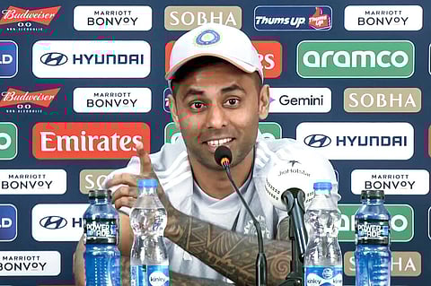 Suryakumar Yadav during press conference