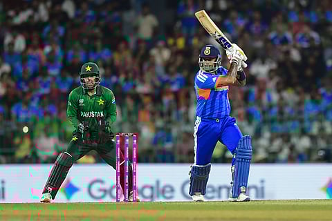 Suryakumar Yadav in action against Pakistan