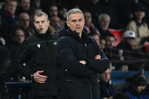 Paris St Germain manager Luis Enrique