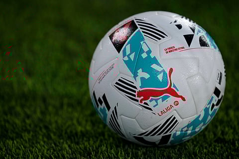 LaLiga match ball in display